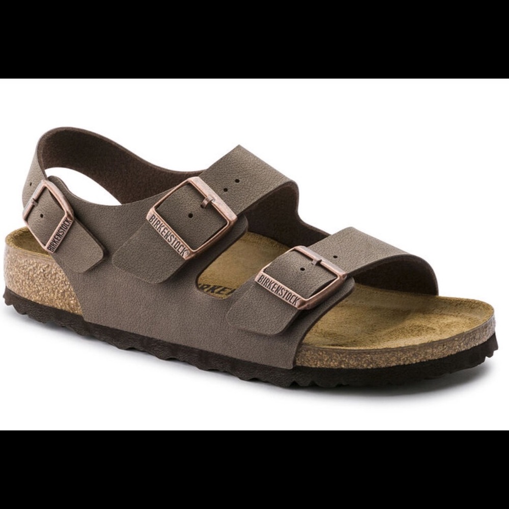 Birkenstock Sandal Milano Birkibuc Mocha